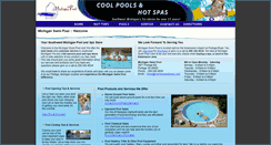Desktop Screenshot of michiganswimpoolandspas.com